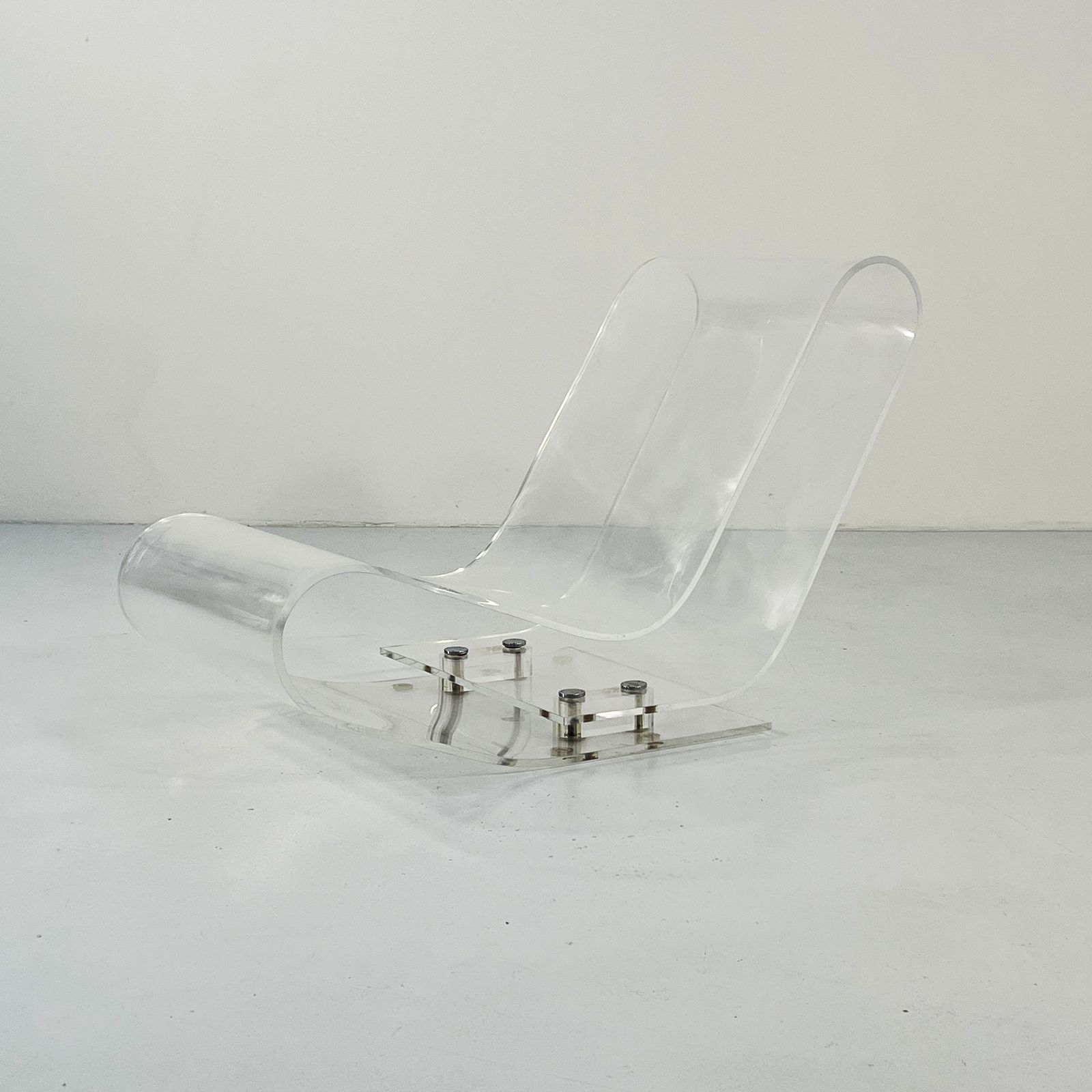 Lucite Lcp Lounge Chair By Maarten Van Severen For Kartell, 1990s photo vinterior