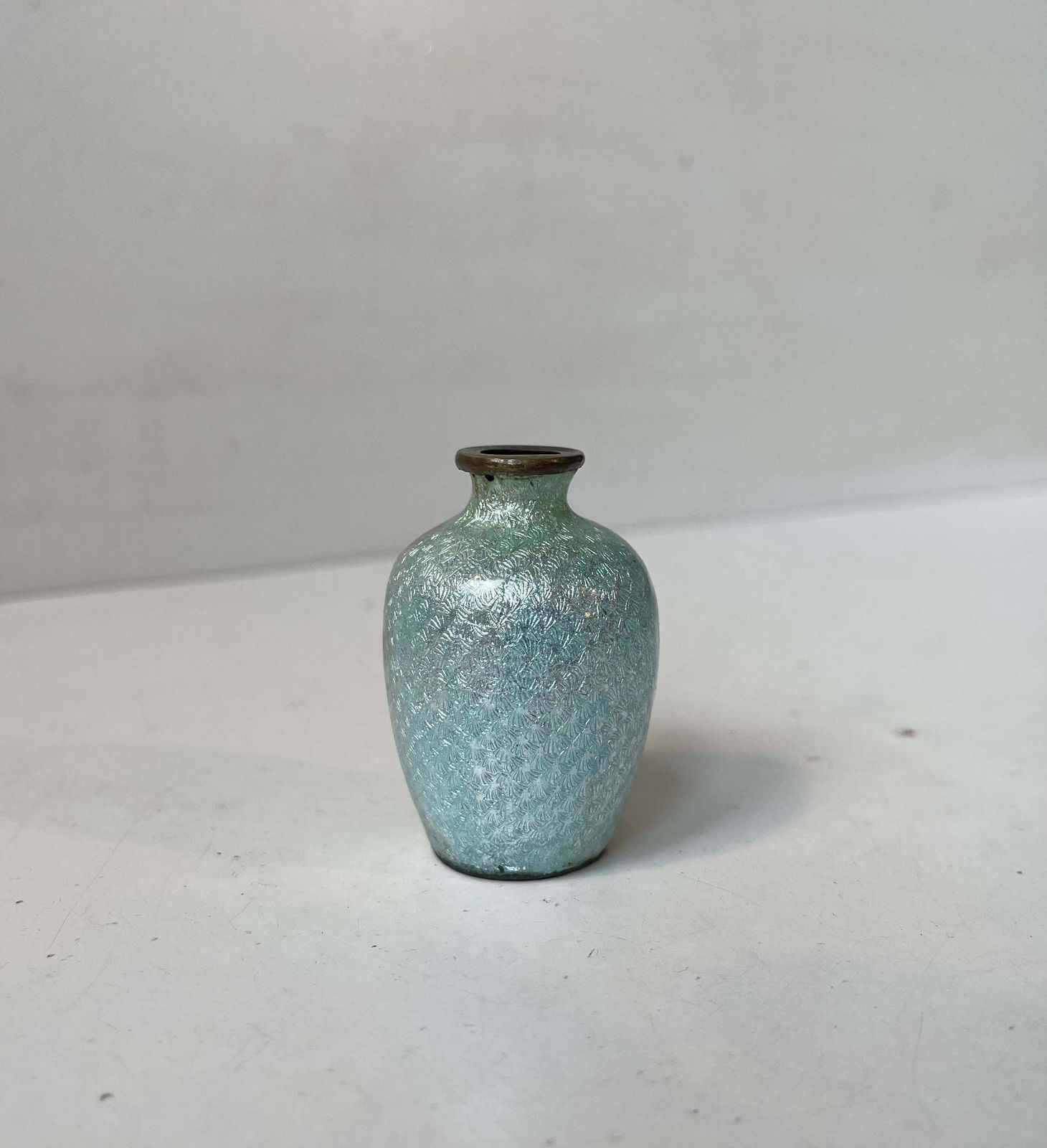 Japanese Ginbari Perfume Vase In Cloisonné Enamel, 1920s photo for sale