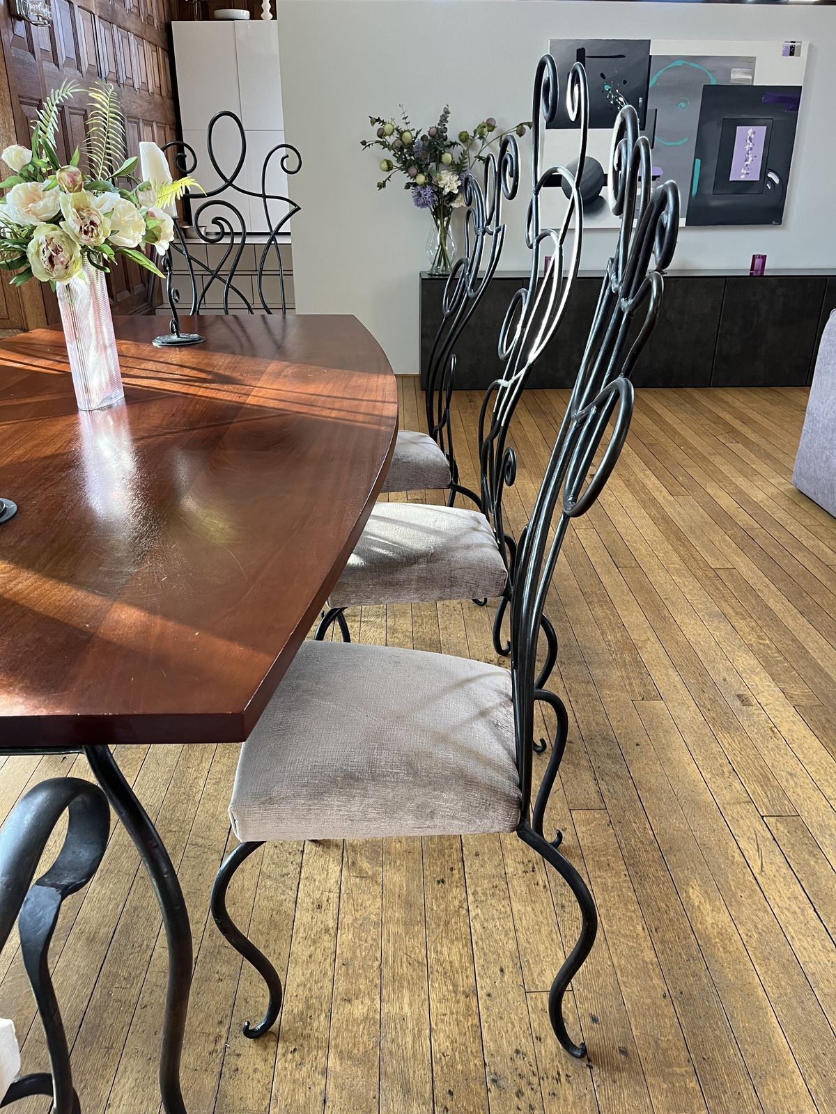 Bespoke Heather Burrell Dining Table And 8 Chairs photo Furniture