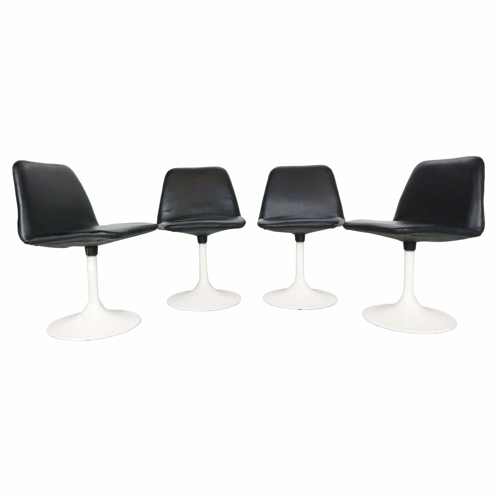 Scandinavian Modern Set Of 4 Dinning Chairs By Börje Johanson Vinga, Sweden 1970 photo vinterior
