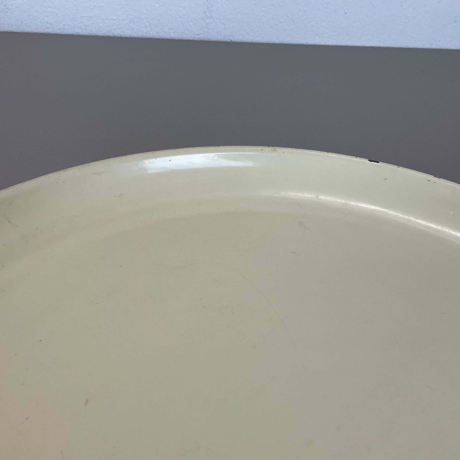 Unique Hollywood Regency Brass Metal Tray By Vereinigte Werkstätten München 1950 photo vintage