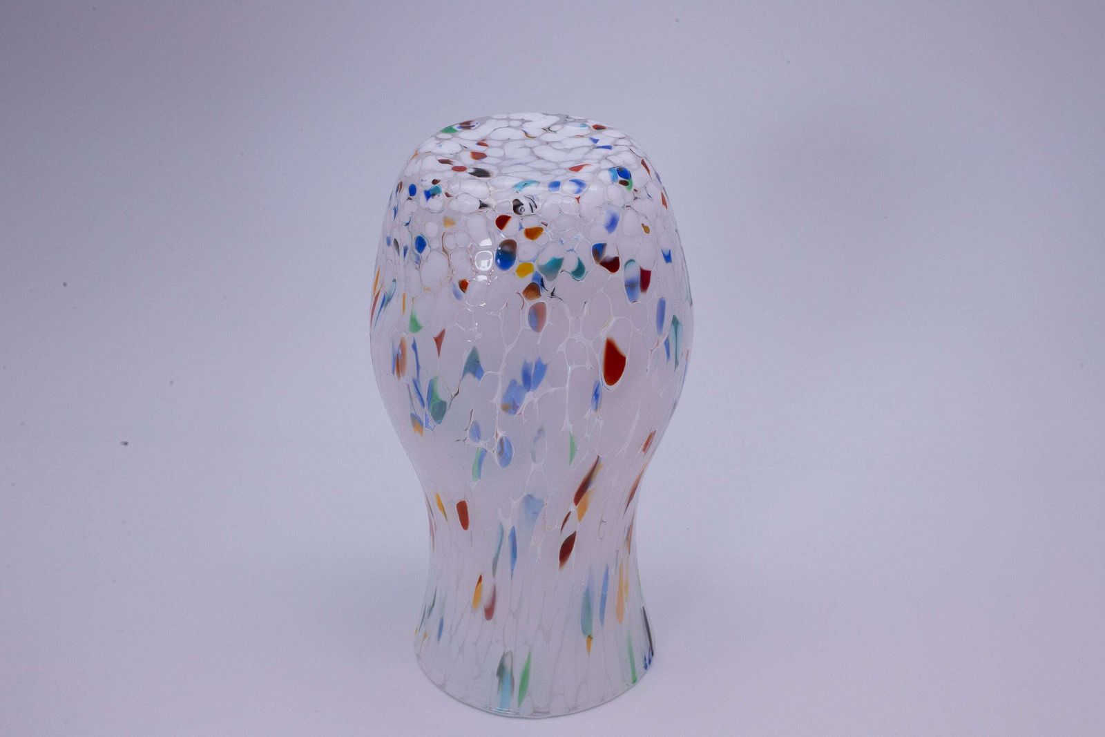 San Jose, Murano Glasses Vase Color "White", Model Goto, Handmade, Murano Glass Made In Italy photo buy