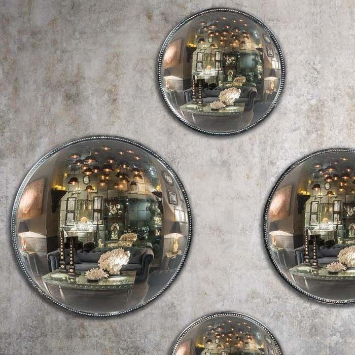 Suite Of 4 Witches Mirrors Of 4 Different Sizes, 20th Century. photo for sale