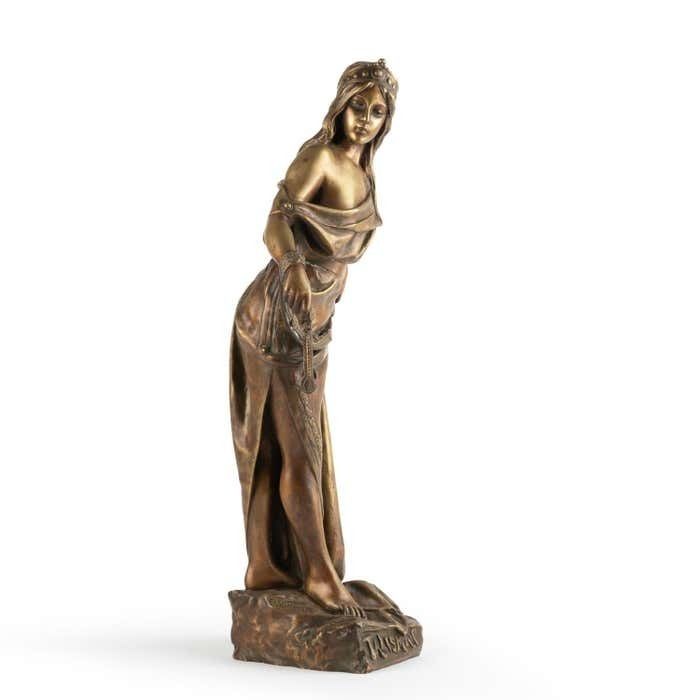 Bronze Sculpture By Emmanuel Villanis, 19th Century. photo 5200.0
