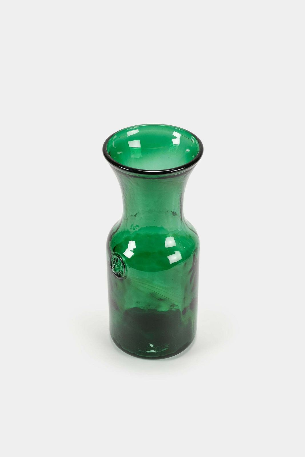 Umbrella Stand Or Large Vase, Green Glass From Empoli, 50s photo furniture