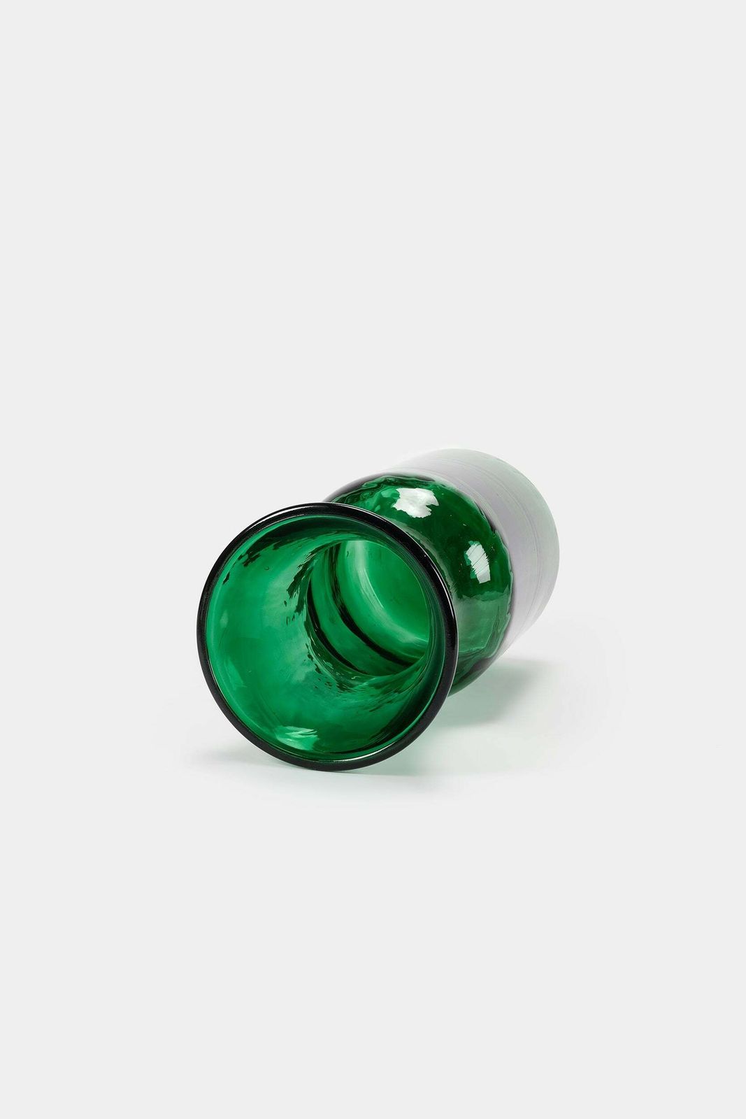 Umbrella Stand Or Large Vase, Green Glass From Empoli, 50s photo buy
