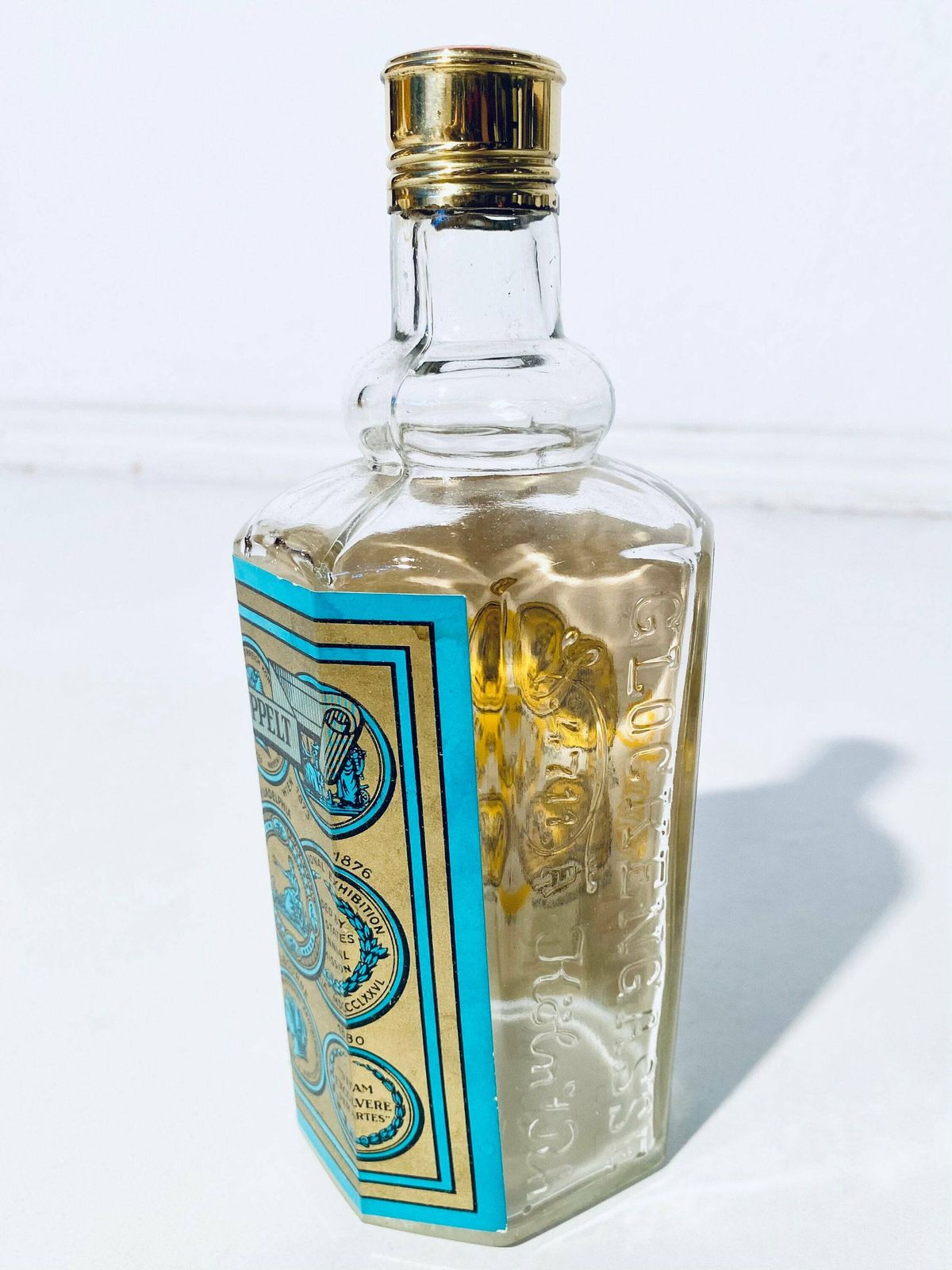 Vintage 4711 Eau De Cologne Perfume Bottle & Soap Set / 1950s Cologne photo for sale