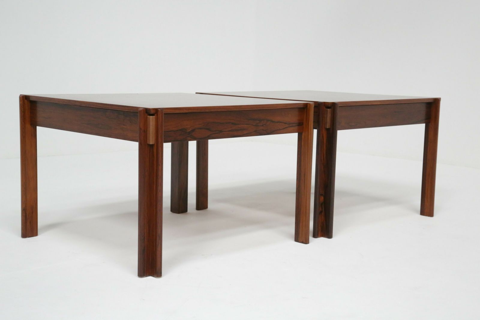 Pair Of Rosewood Side Tables By Ingvar Stockum For Futura Mobler, Sweden, 1965. photo vinterior