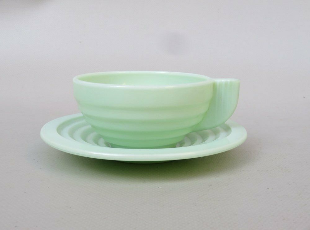 Art Deco Tea Cups And Saucers, 1920s, Set Of 16 photo Home Decor