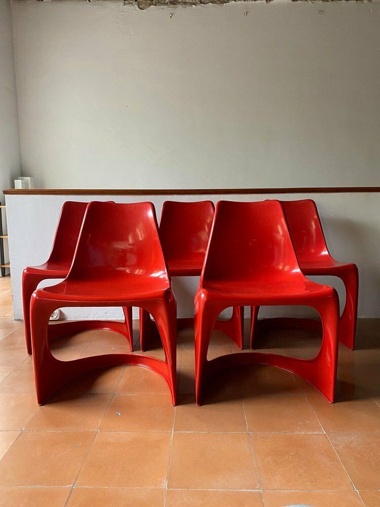 Model 290 Dining Chairs By Steen østergaard For Cado, 1960s, Set Of 5 photo furniture