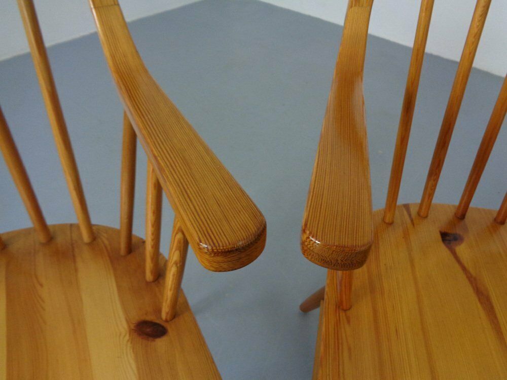 photo buy Pine Chairs By Erik Ole Jørgensen, Set Of 5