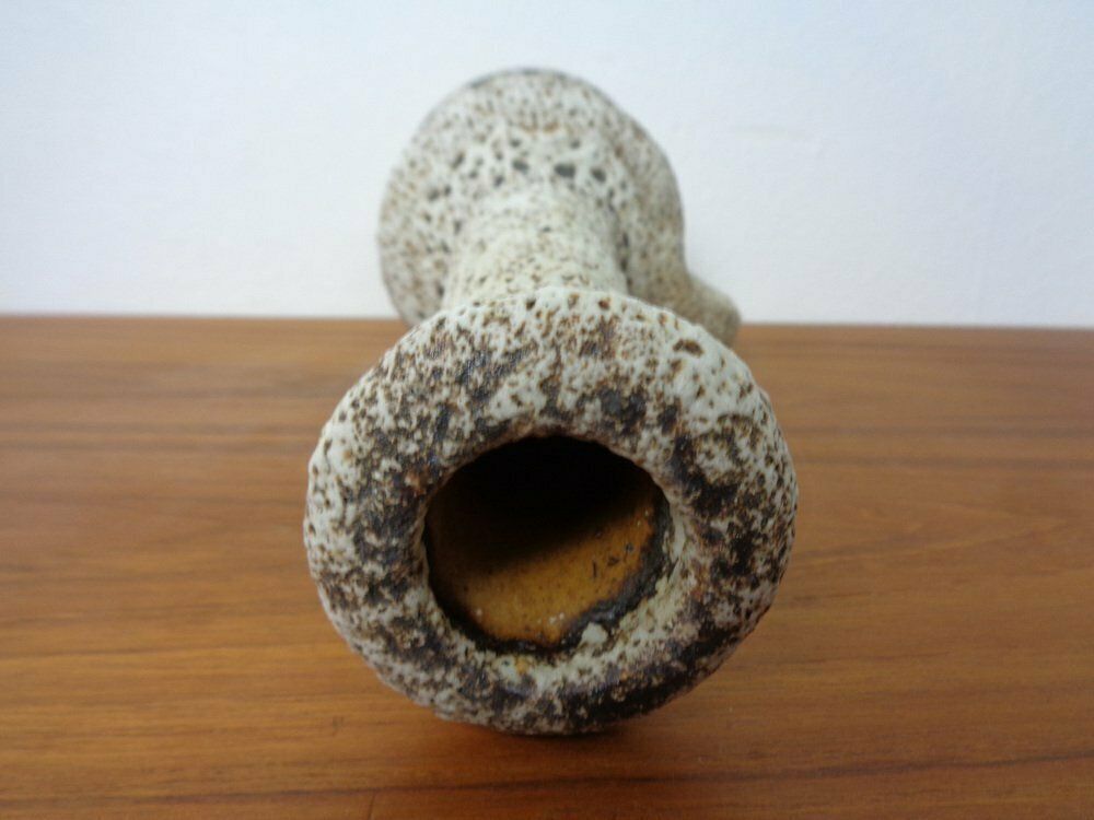 photo vinterior Dutch Studio Ceramic Lava Vase With Handle By Marius & Hugo Van Woerden For Vest, 1970s