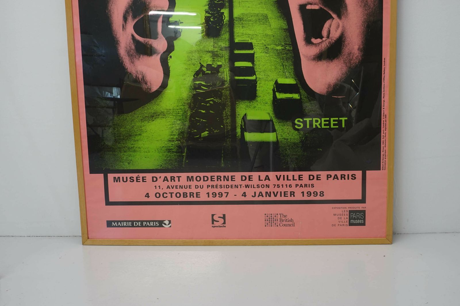 Gilbert & George Museum Poster 'Street' photo furniture