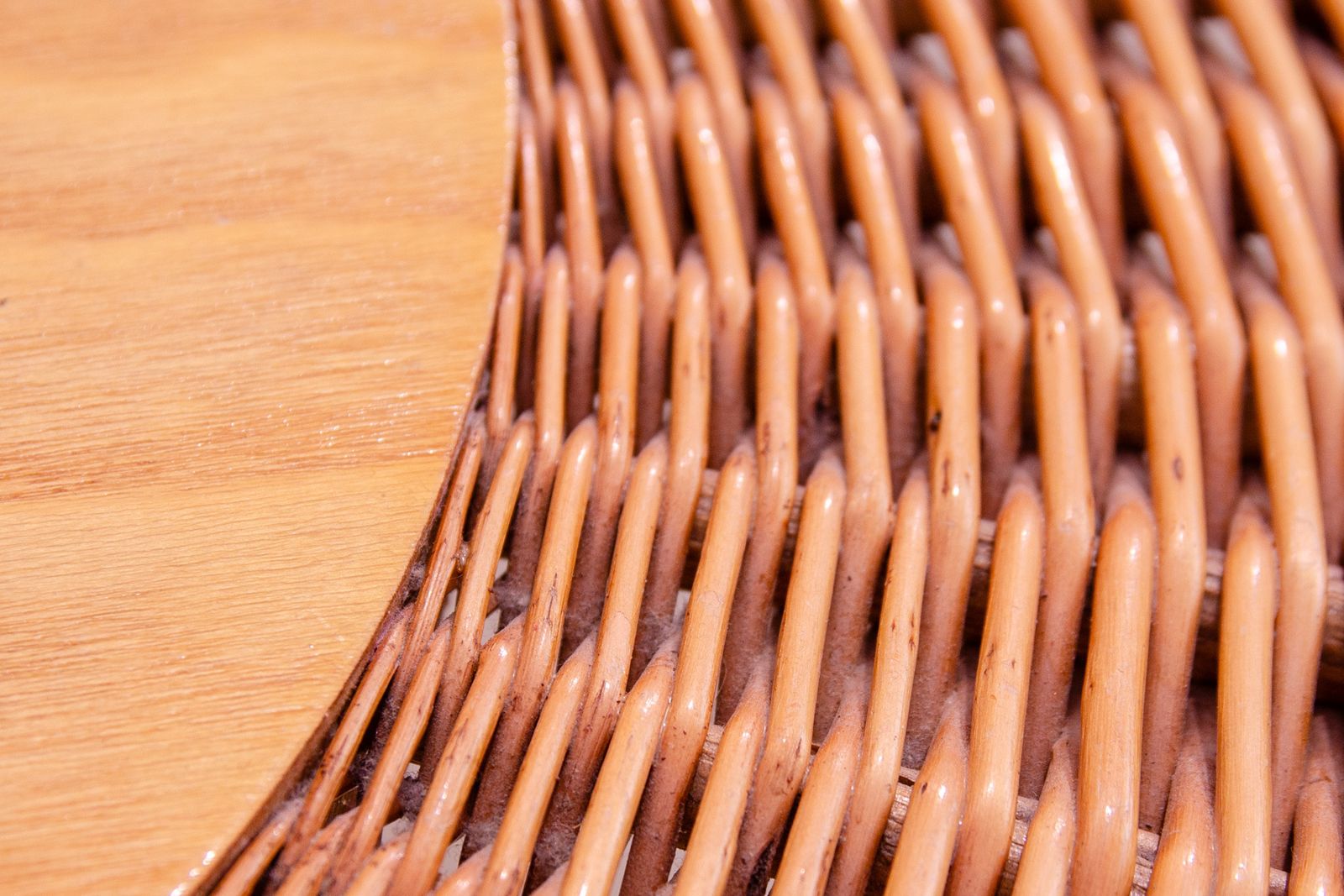 photo furniture Mid Century Rattan Coffe Table By Jan Kalous For úluv, 1960´S, Czechoslovakia