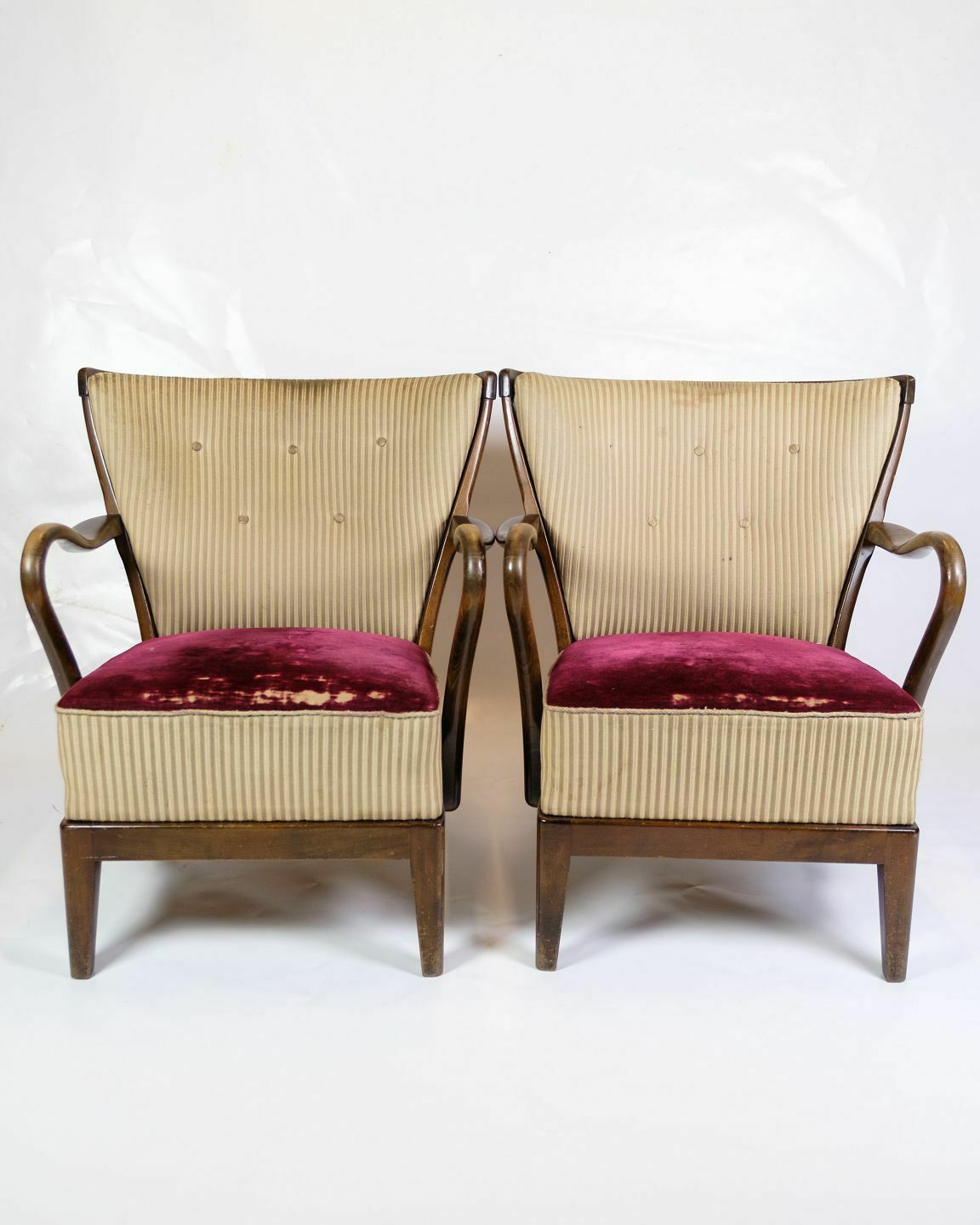 Armchairs Model 177 By Alfred Christiansen For Slagelse Møbelfabrik 1950s
