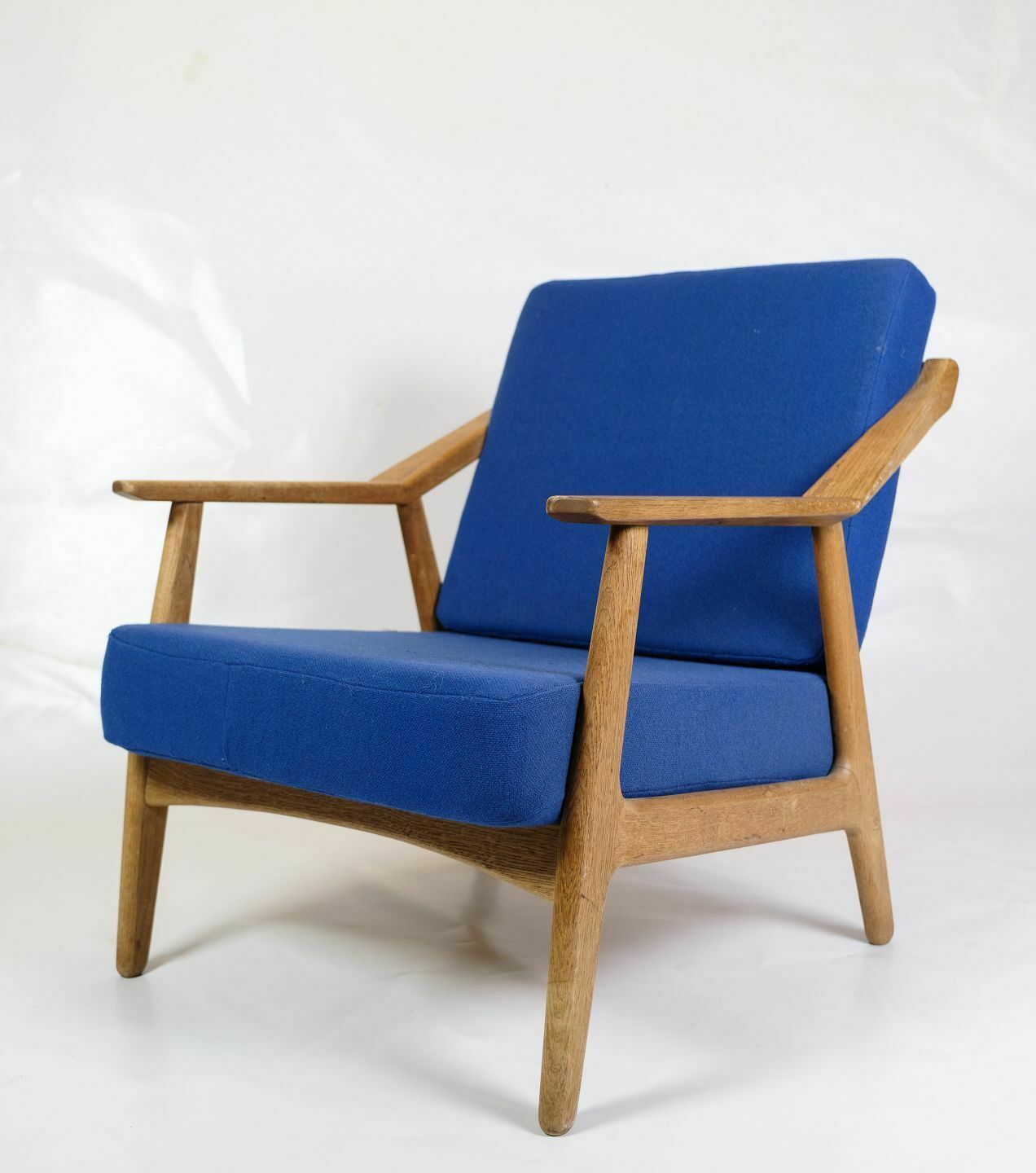 Armchair In Oak By H. Brockmann Petersen From 1960s