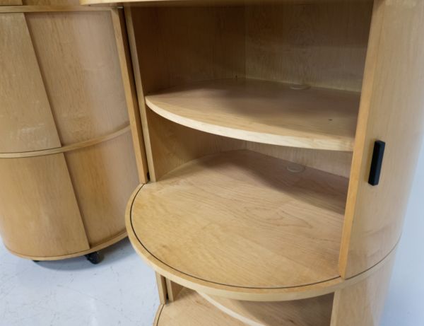 Mid Century Modern Round Cabinets ‘Big O’ By Dirk Meylaerts, 1990 photo Furniture