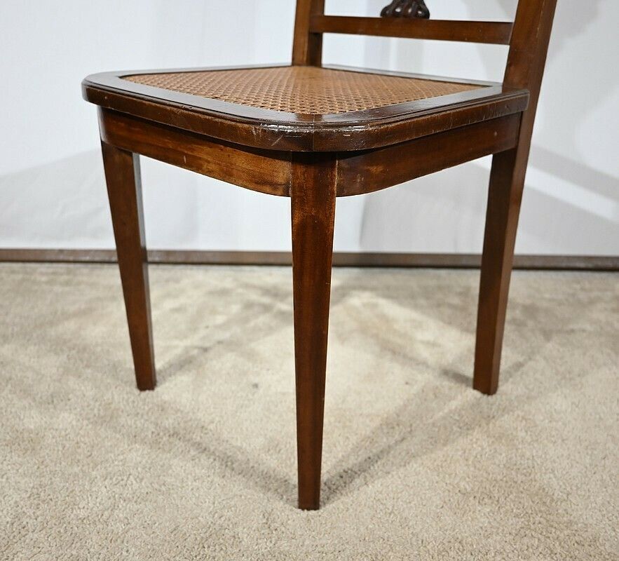 photo buy Pair Of Mahogany Chairs, Directoire Style – Late 19th Century