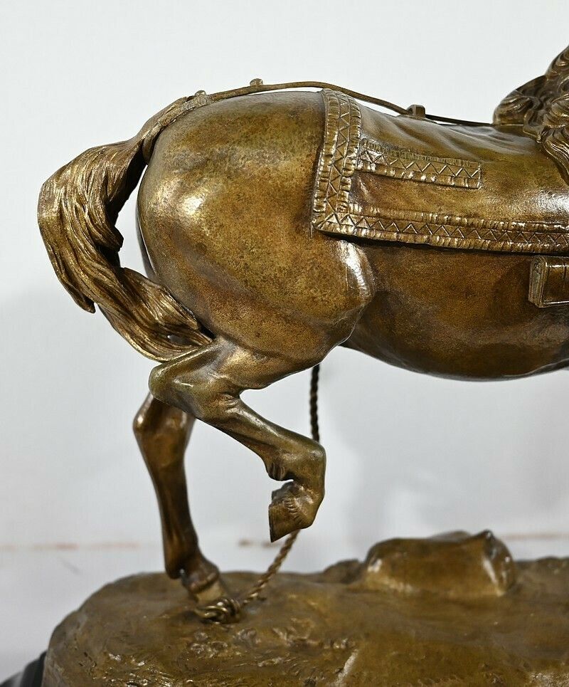 1968.62903269 Important Bronze “The Draft Horse” By T. Gechter – 1841 photo