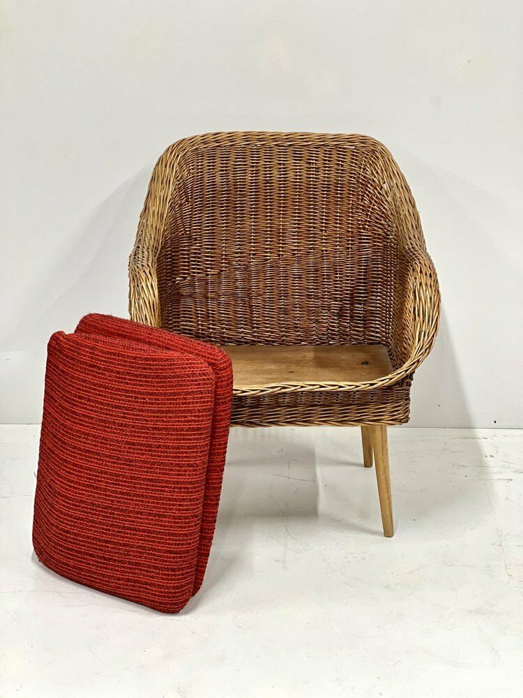 photo buy Rattan Lounge Chairs, 1960s, Set Of 2