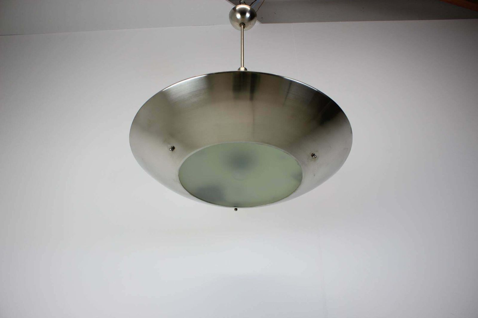 Art Deco Chrome Pendant Light By Designer Franta Anyz, Czechoslovakia, 1930's photo furniture