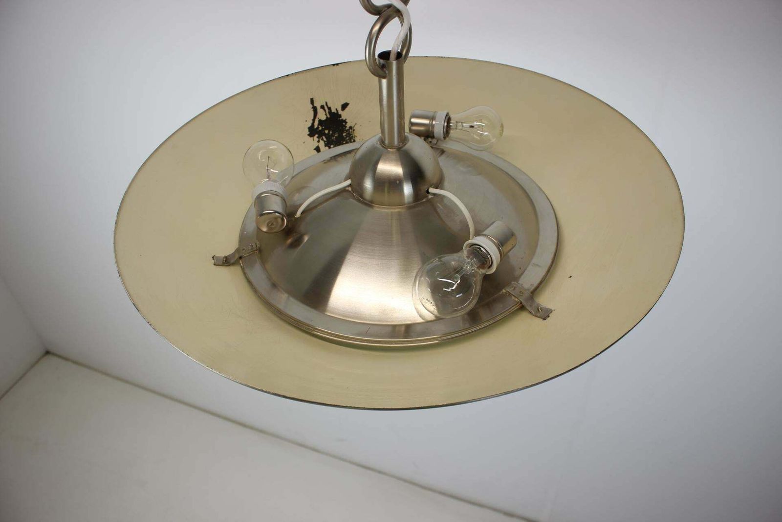 Art Deco Chrome Pendant Light By Designer Franta Anyz, Czechoslovakia, 1930's photo vinterior