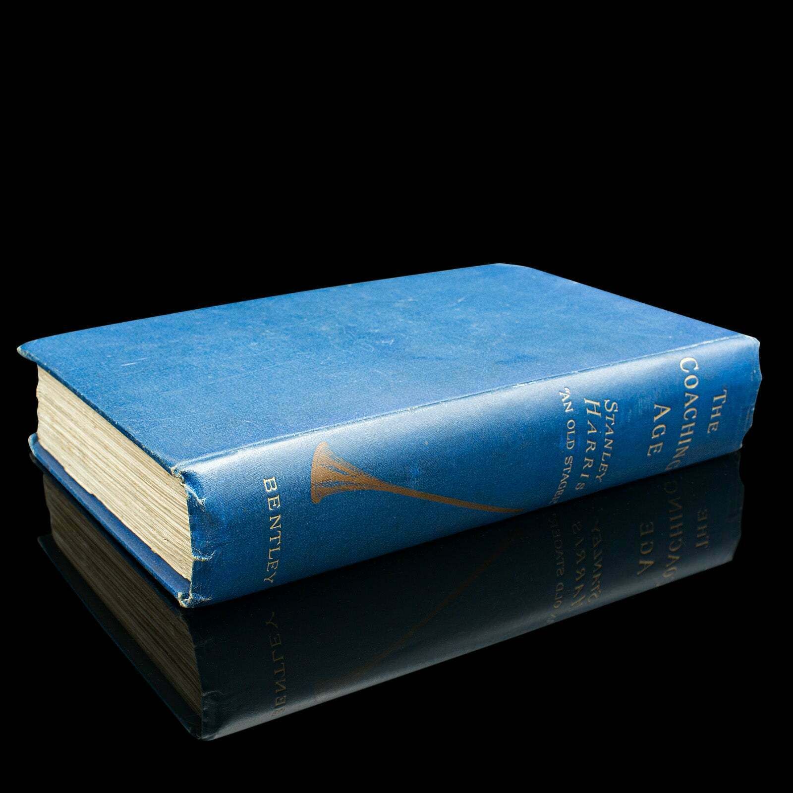 Antique Book, The Coaching Age, Stanley Harris, English, Hard Bound, Victorian photo furniture