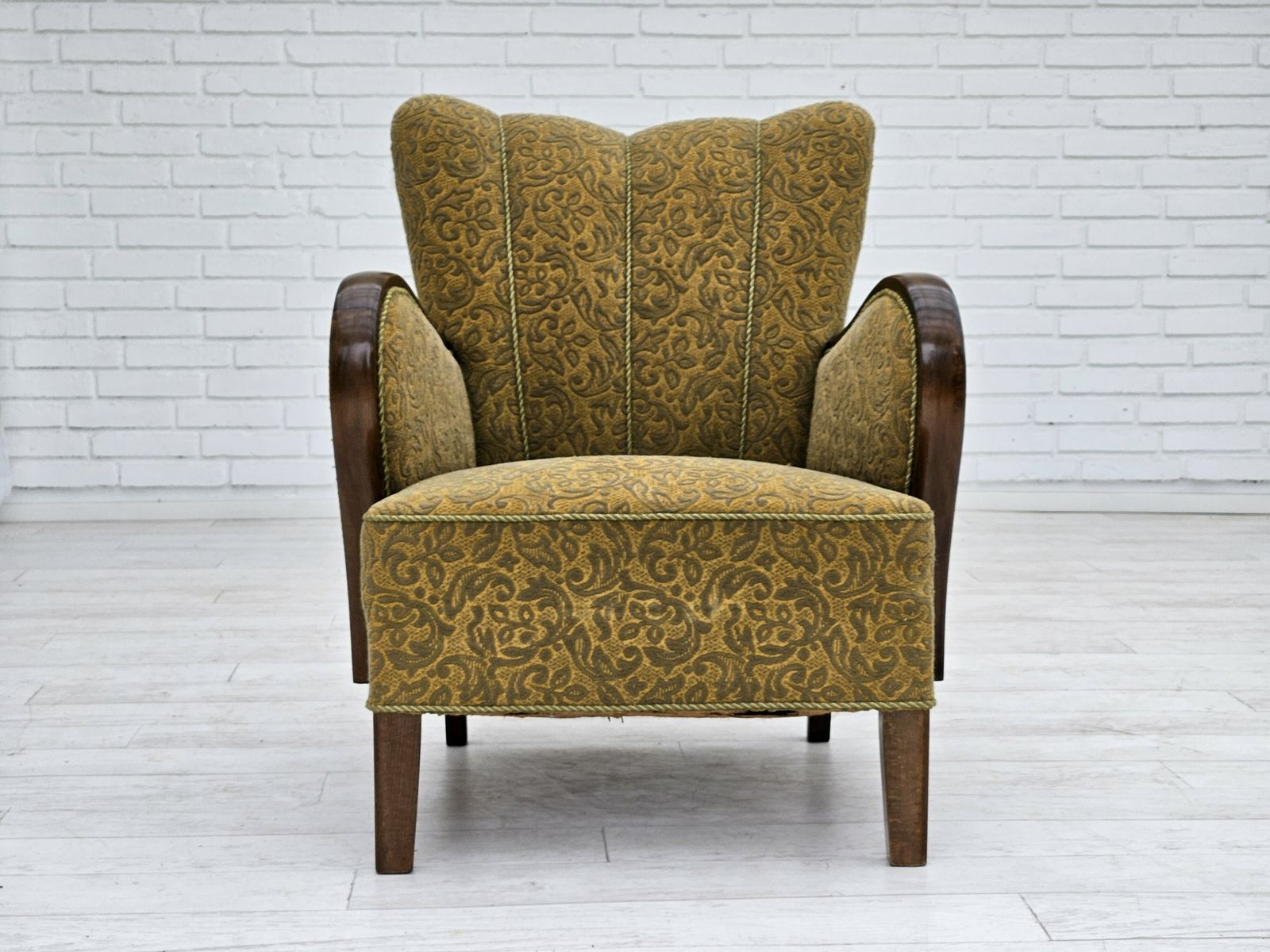 Furniture 1950 60s, Danish Design, Armchair, Original Very Good Condition. photo