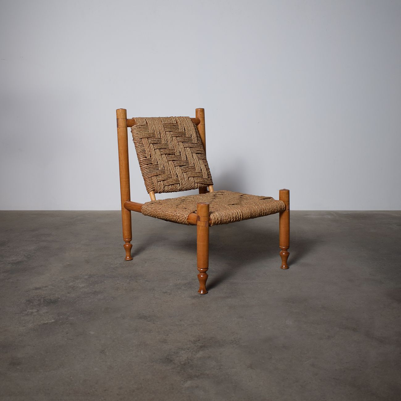 A Wonderful 1950s Lounge Chair By Adrien Audoux And Frida Minet