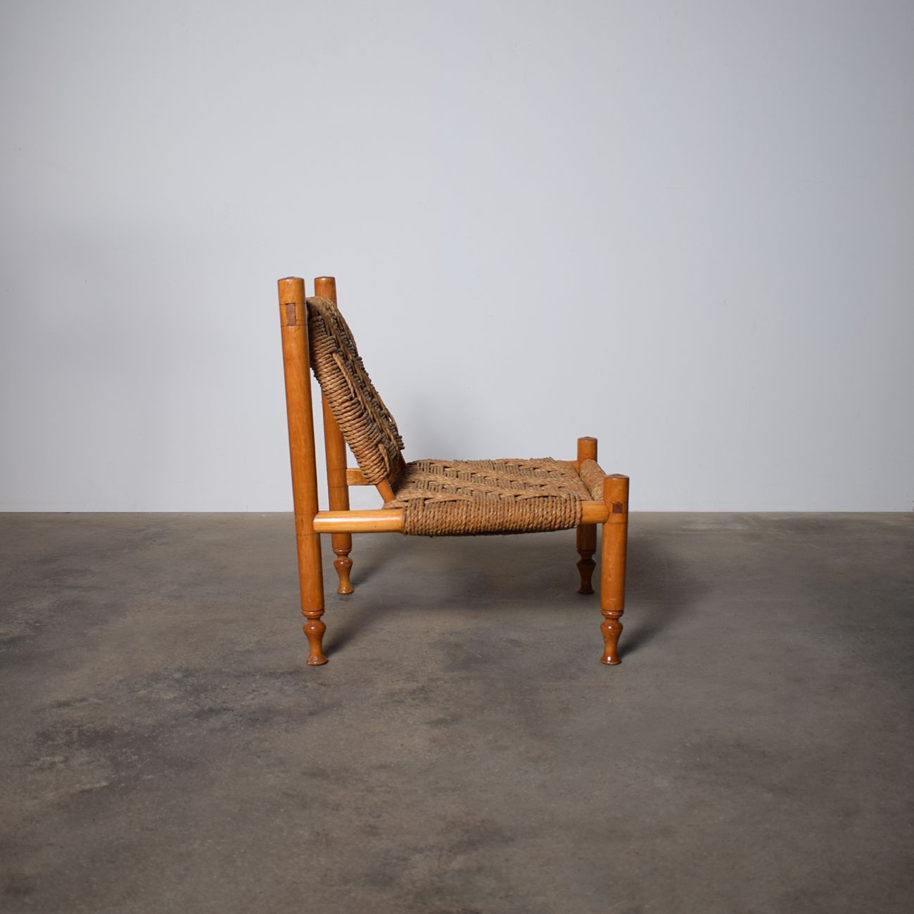 A Wonderful 1950s Lounge Chair By Adrien Audoux And Frida Minet photo for sale