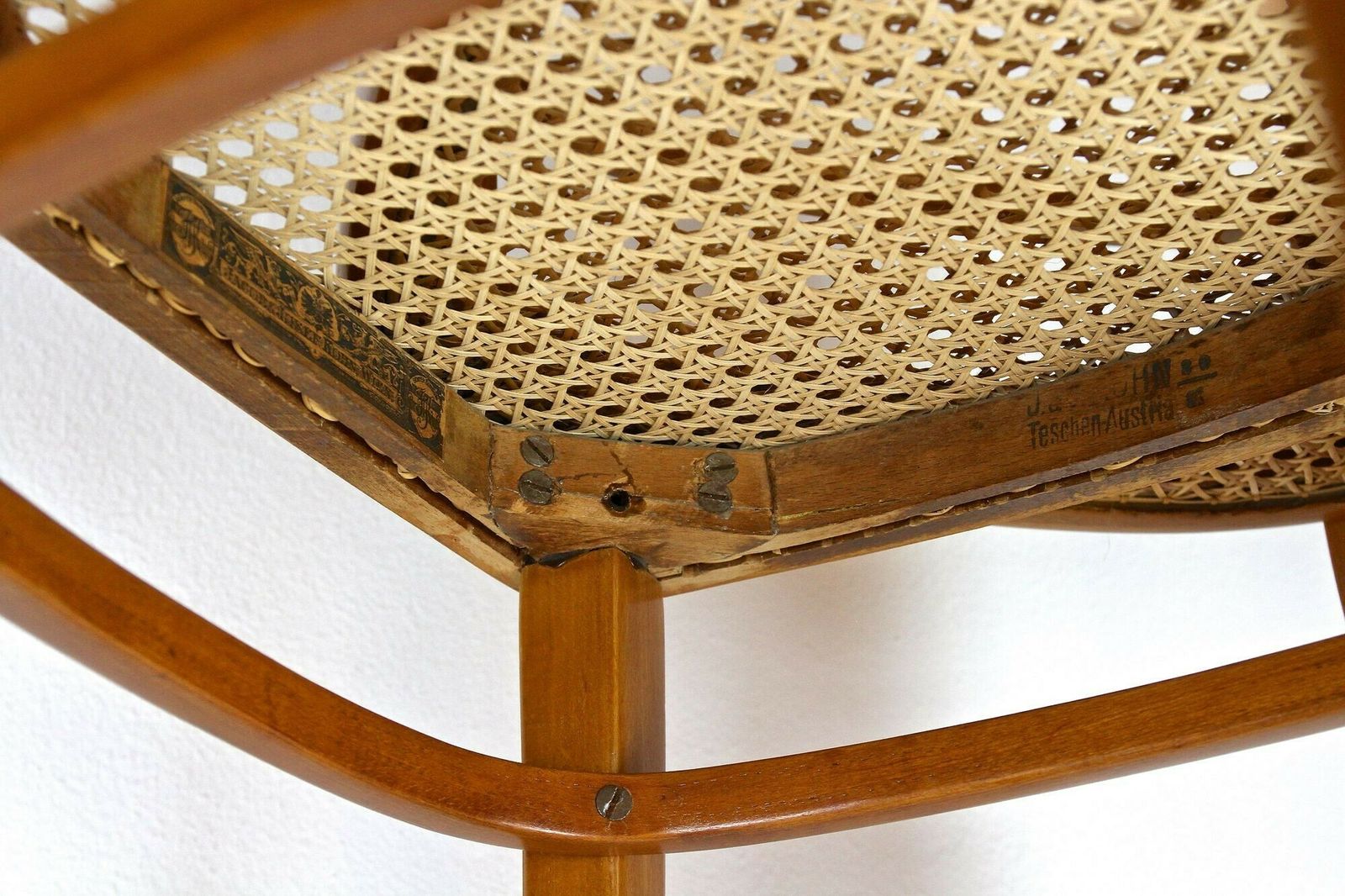 2890.0 Pair Of Art Nouveau Bentwood Chairs By J&J Kohn, Austria Circa 1910 photo