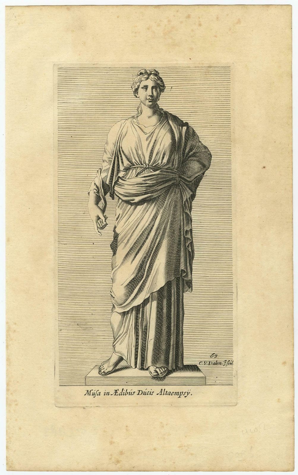 Print Of A Muse, Inspirational Goddesses Of Literature, Science And Arts, 1660 photo furniture