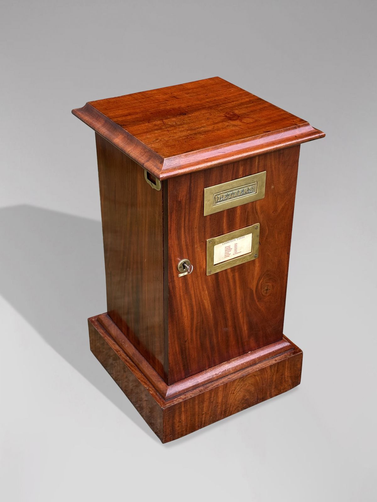 19th Century Victorian Period Mahogany Country House Letter Box photo furniture