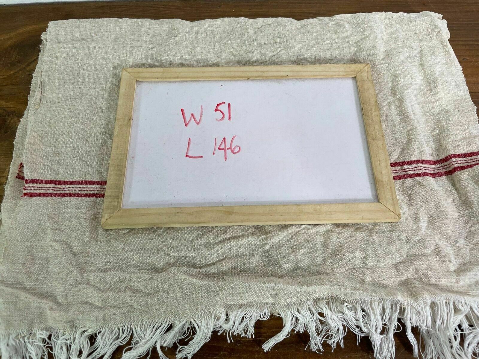 Large Vintage Antique French Hungarian Hemp Linen Table Cloth Upholstery Fabric photo buy