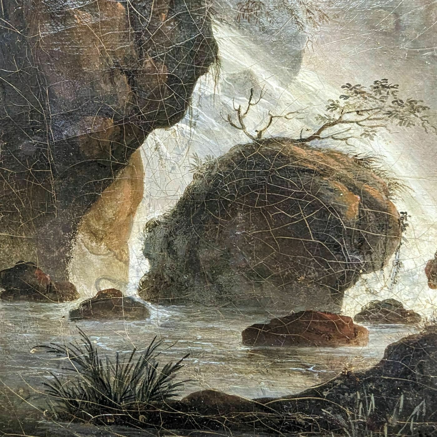 Oil On Canvas 18th Century In The Style Of Hubert Robert photo 1934.0