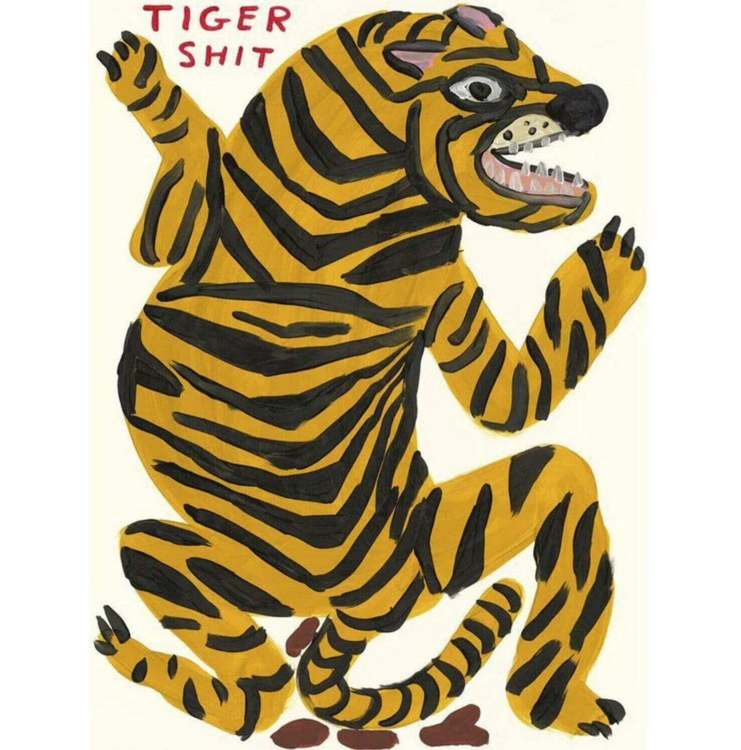 David Shrigley Tiger Shit, 2021