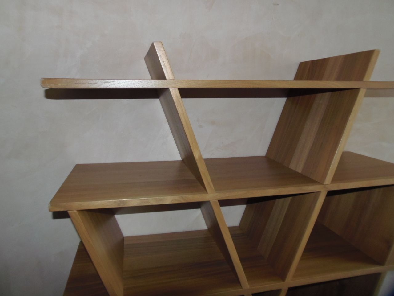 Contemporary Angular Bookshelf / Display Unit . photo buy