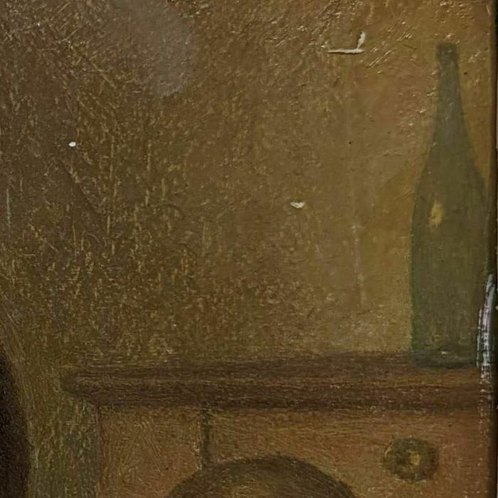 Louis Edouard Garrido Still Life With Pitcher Oil On Paper photo for sale