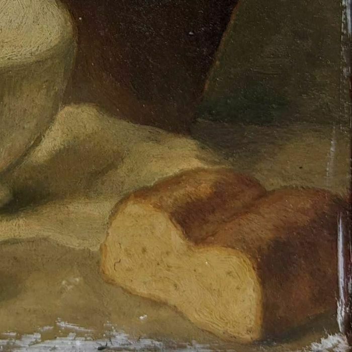 Louis Edouard Garrido Still Life With Bowl Oil On Paper photo Art