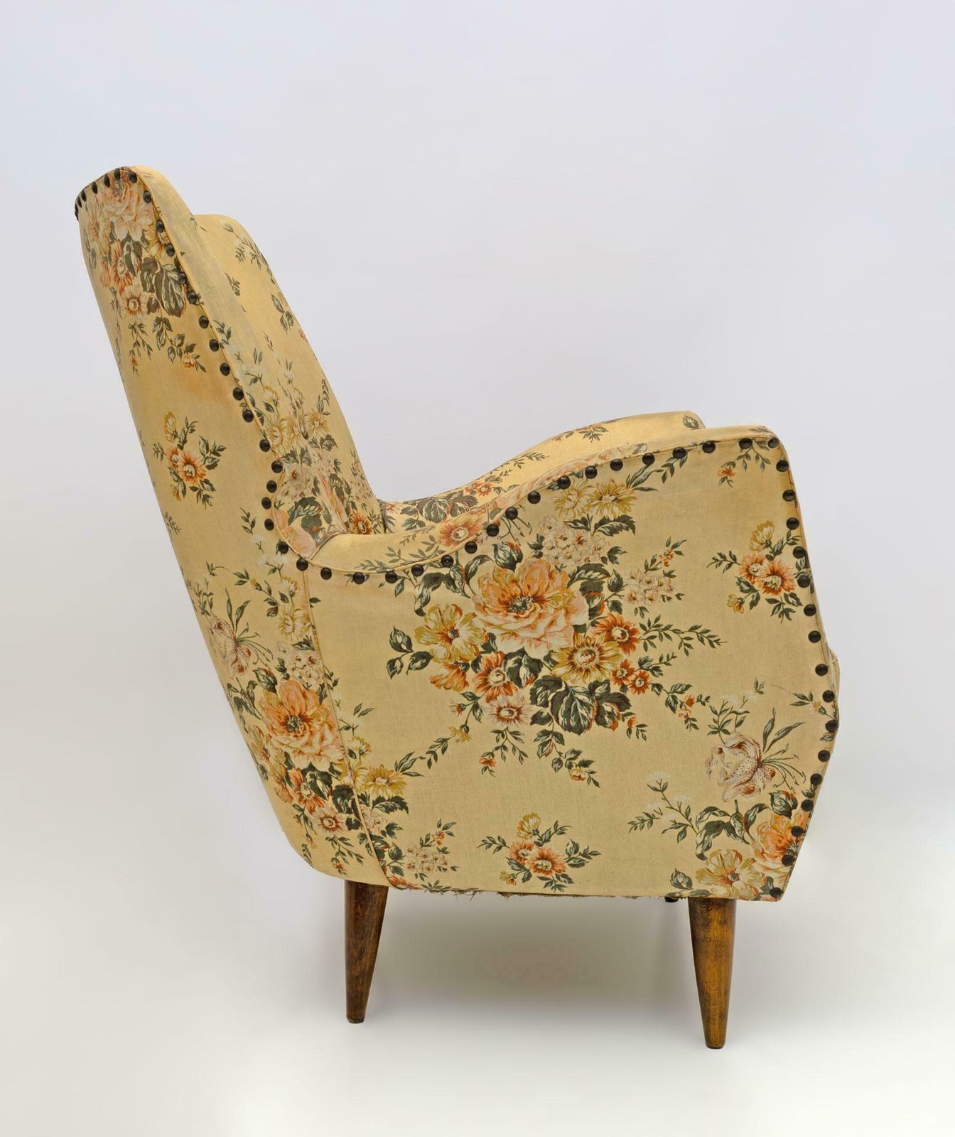 Attributed To Gio Ponti Mid Century Modern Italian Armchairs By Isa, 1950s, Pair photo Furniture