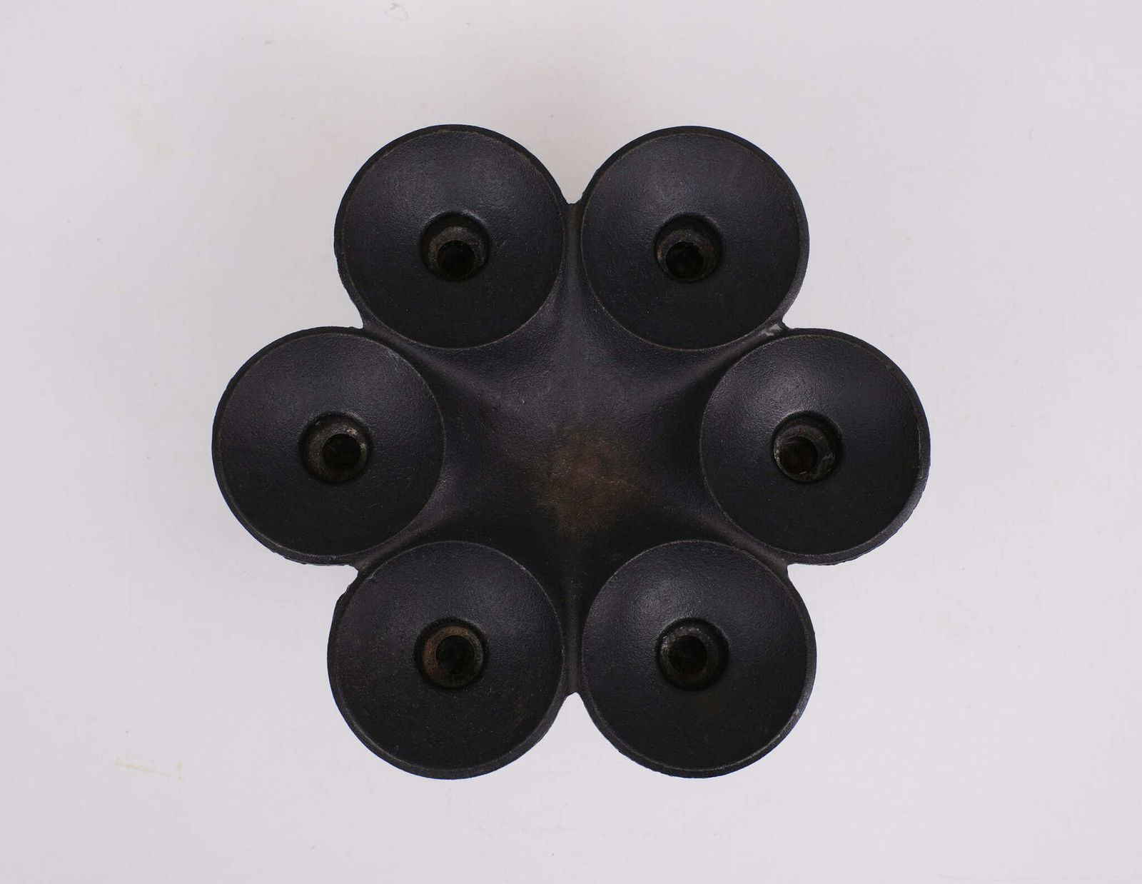 Holmgren Illums Bolighus, Cast Iron Candle Holder 1960s Denmark photo vinterior