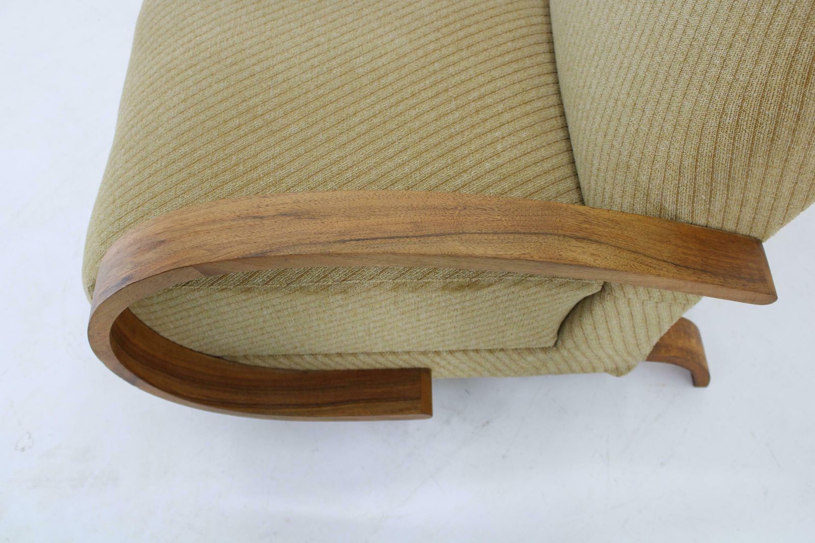 1930s Art Deco Armchair, Czechoslovakia photo vintage
