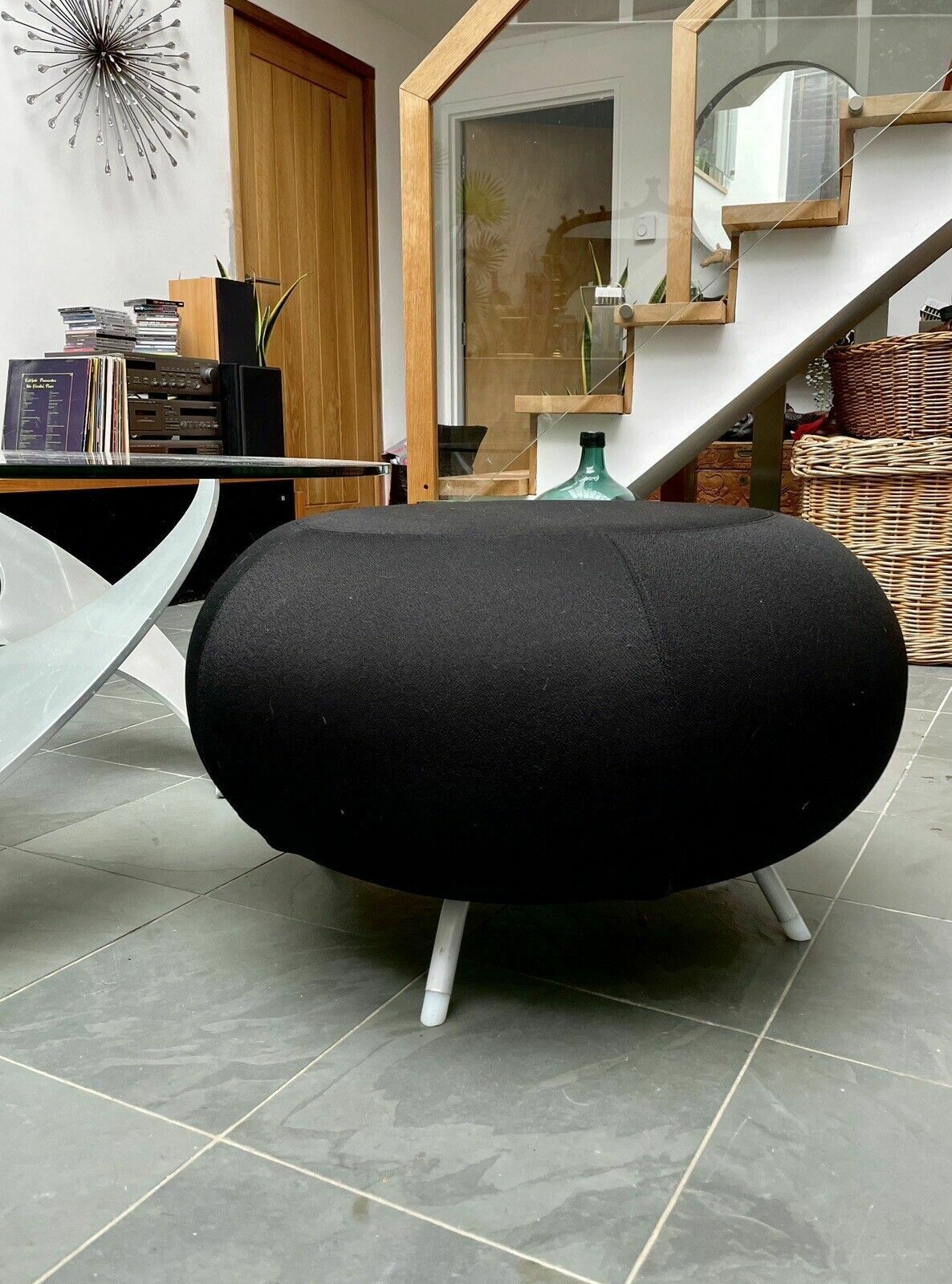 Furniture Allermuir A620 Pebble Stool/Seating Unit In Havana Extreme (Black) photo
