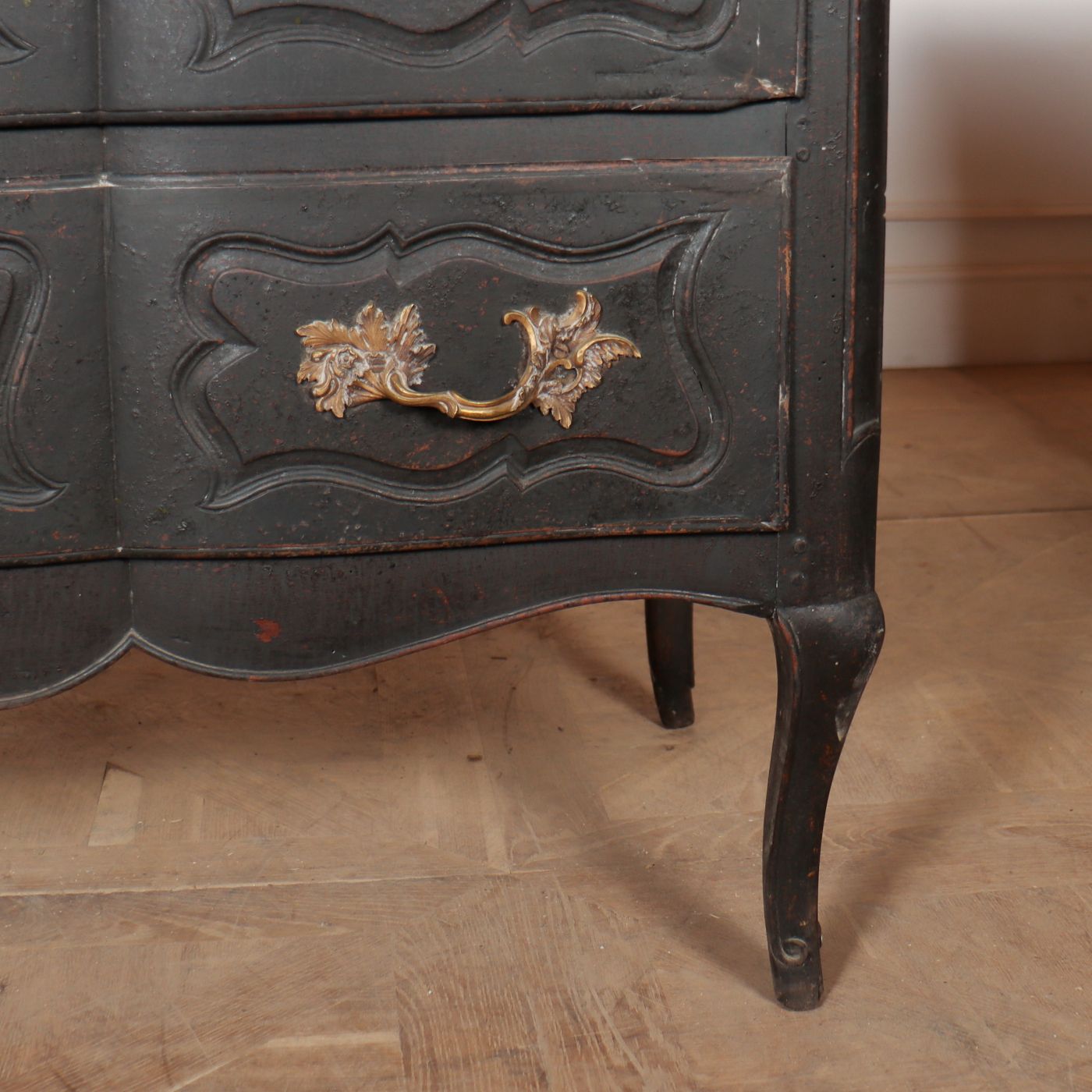 18th C Painted Two Drawer French Oak photo buy