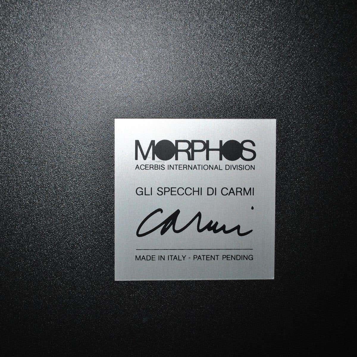 Eugenio Carmi Italian Graphic Designer Wall Mirror Morphos For Acerbis, 1980s photo buy