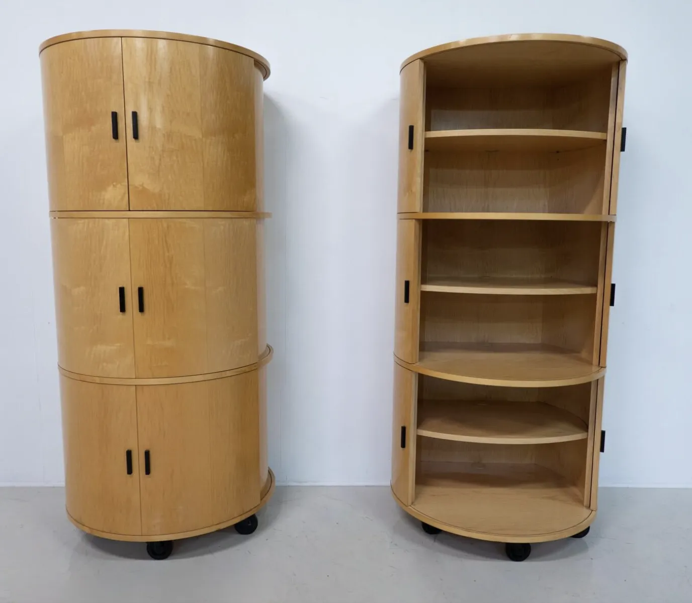 Mid Century Modern Round Cabinets ‘Big O’ By Dirk Meylaerts, 1990s photo for sale