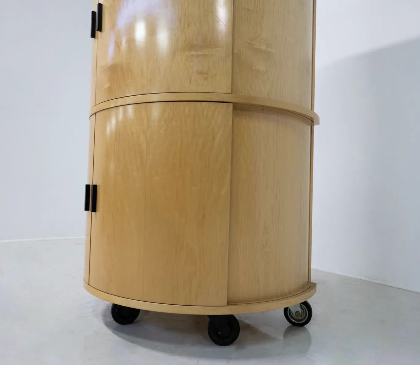 Mid Century Modern Round Cabinets ‘Big O’ By Dirk Meylaerts, 1990s photo vintage