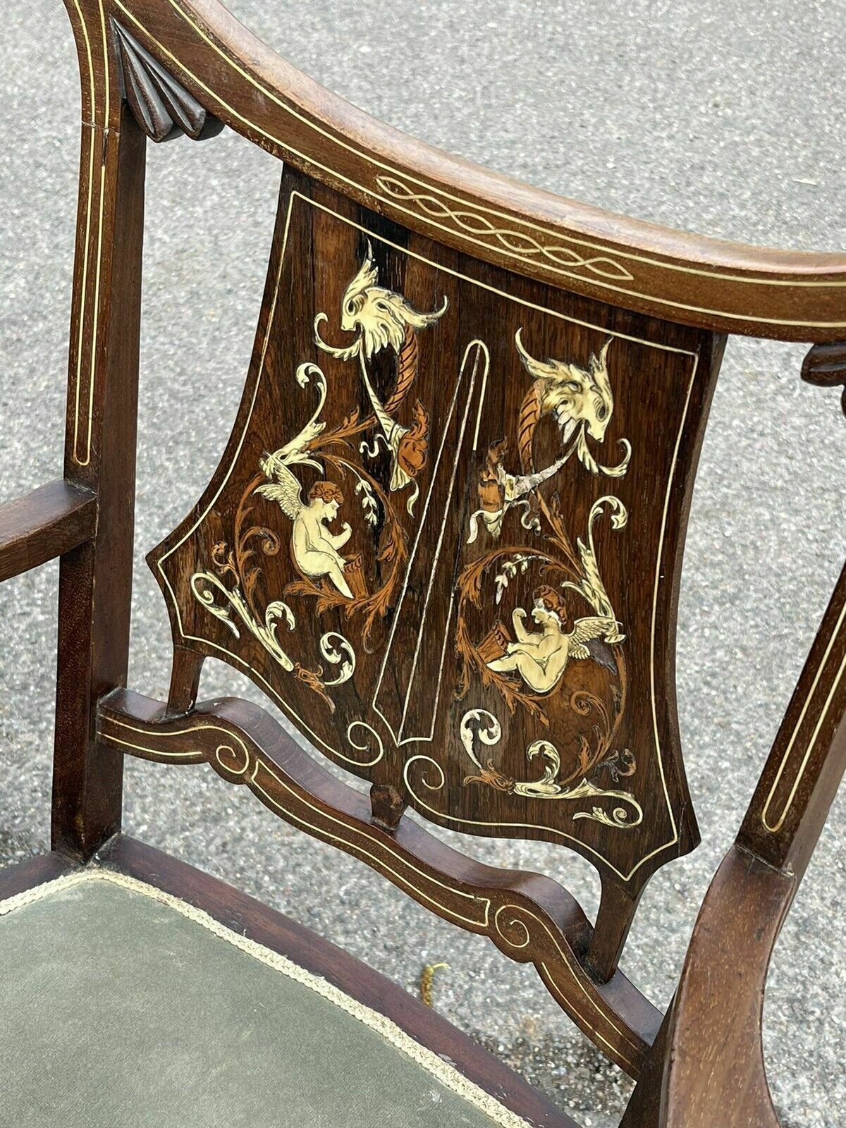 photo for sale English Victorian Rosewood Davenport Desk & Chair, Possibly By James Shoolbred.
