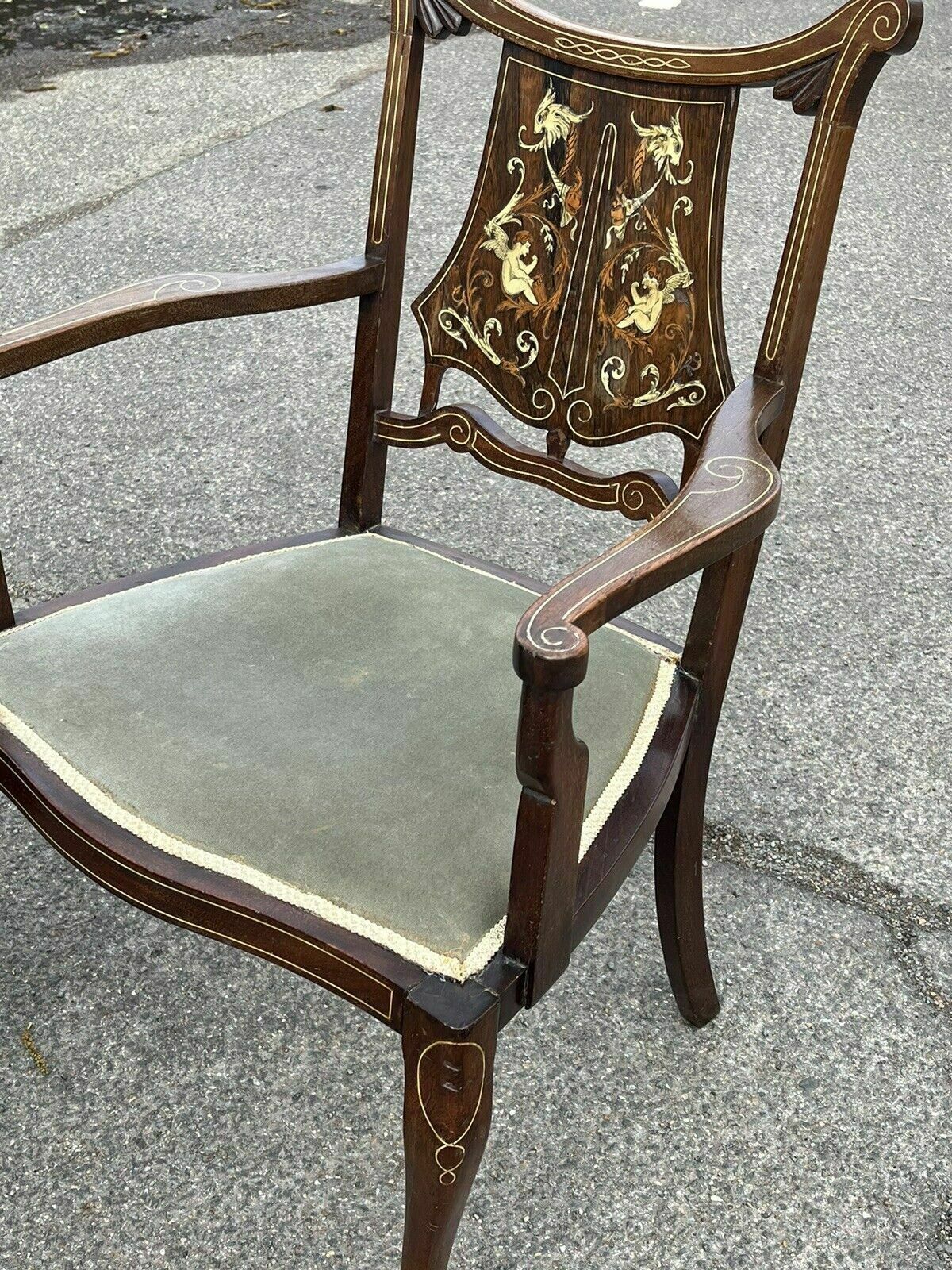 Furniture English Victorian Rosewood Davenport Desk & Chair, Possibly By James Shoolbred. photo