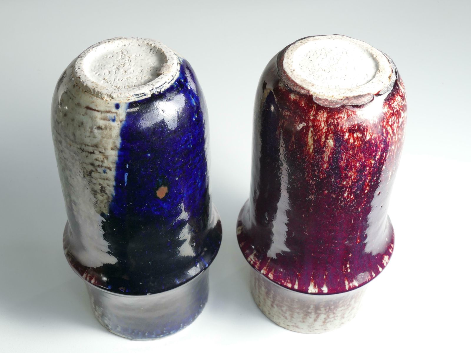 photo furniture Scandinavian Modern Set Of 2 Ceramic Vases, Sylvia Leuchovius, Rörstrand 1976 £1,288.86per Set